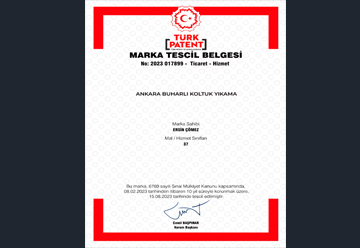 Marka Tescil Belgesi